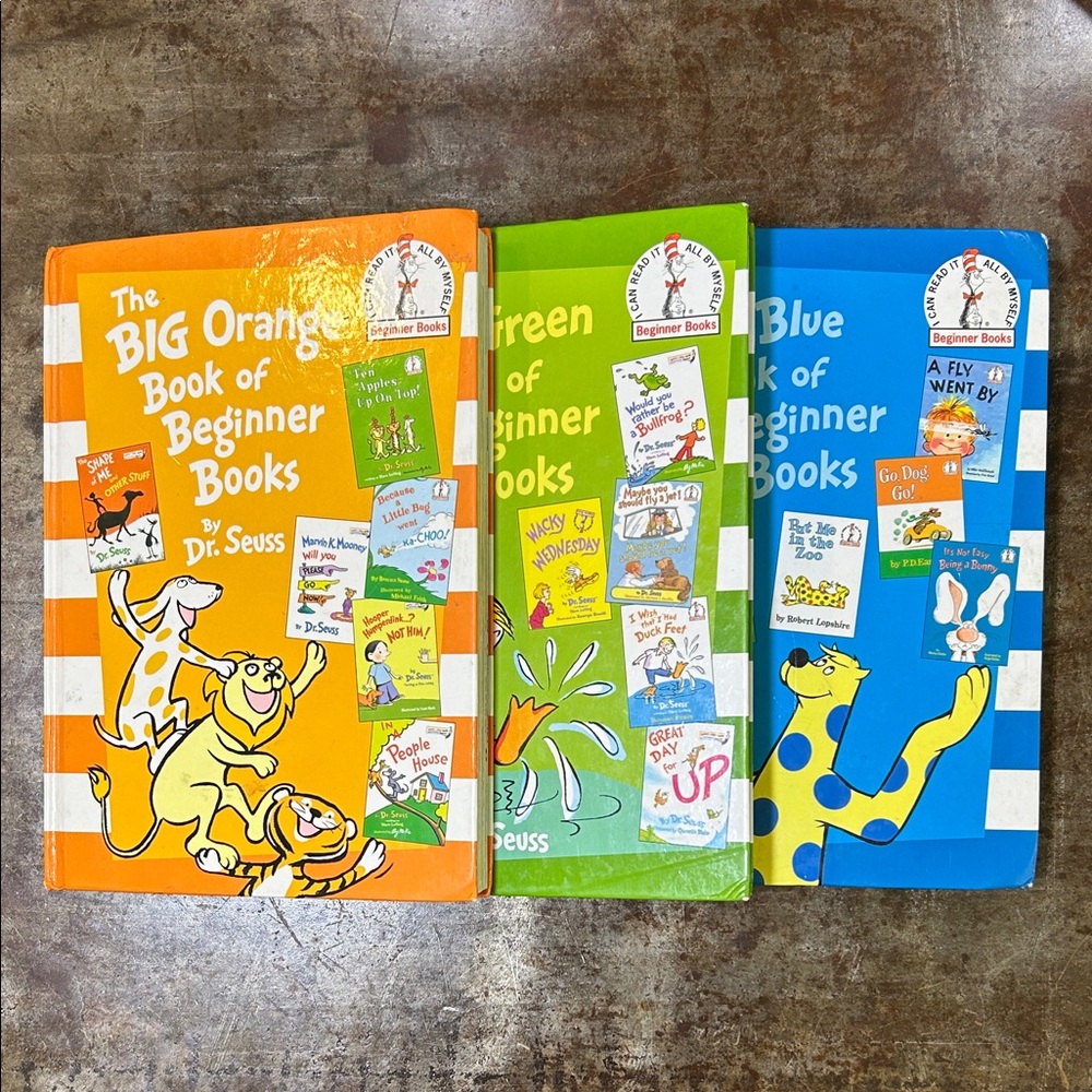 I Can Read It Big Orange, Green & Blue Beginner Book Sets